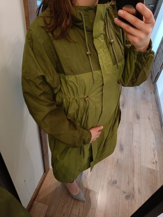 Kurtka wiatrówka ciążowa 34 XS khaki