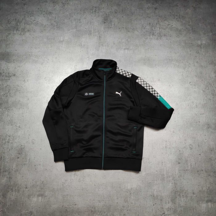 MĘSKA PREMIUM Bluza Racing Puma Mercedes Bena AMG Jak NOWA Rozpinana