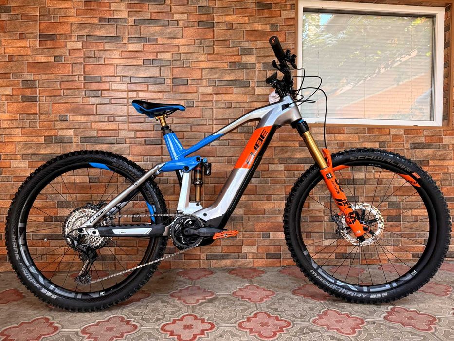 Електровелосипед CUBE Stereo ACTION TEAM 27.5"L" Shimano DEORE XT 1x12, FOX 36 KASHIMA 170 mm, BOSCH GEN 4 625 Wh, CARBON, ПРОБІГ 655 КМ!!!