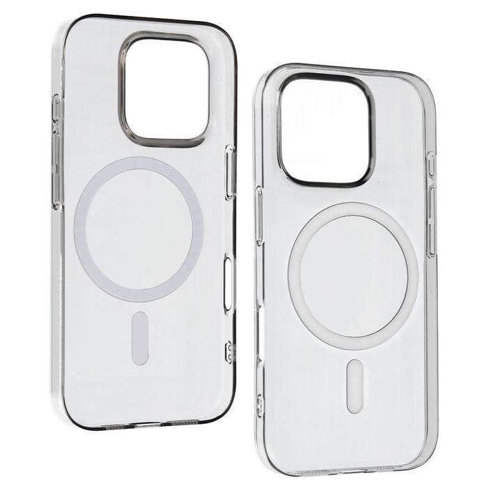 Transparent Slim Magsafe Case do Iphone 15 grey