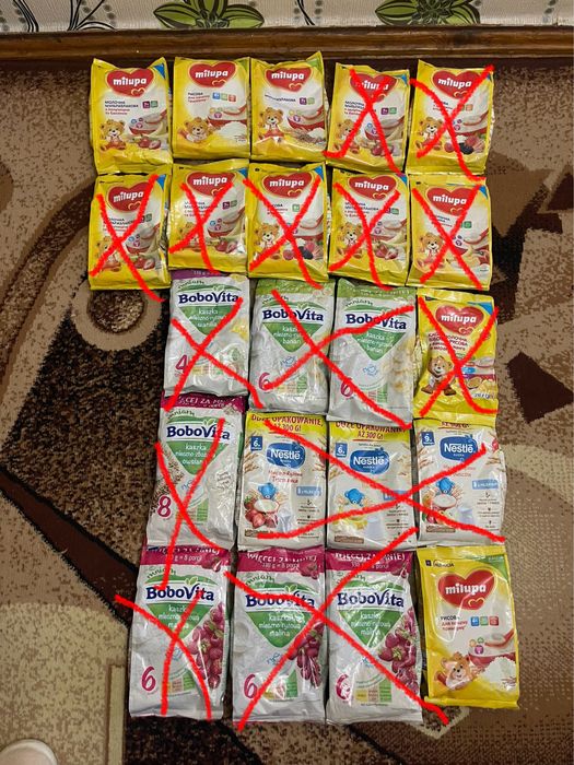 Каша миллупа и BoboVita