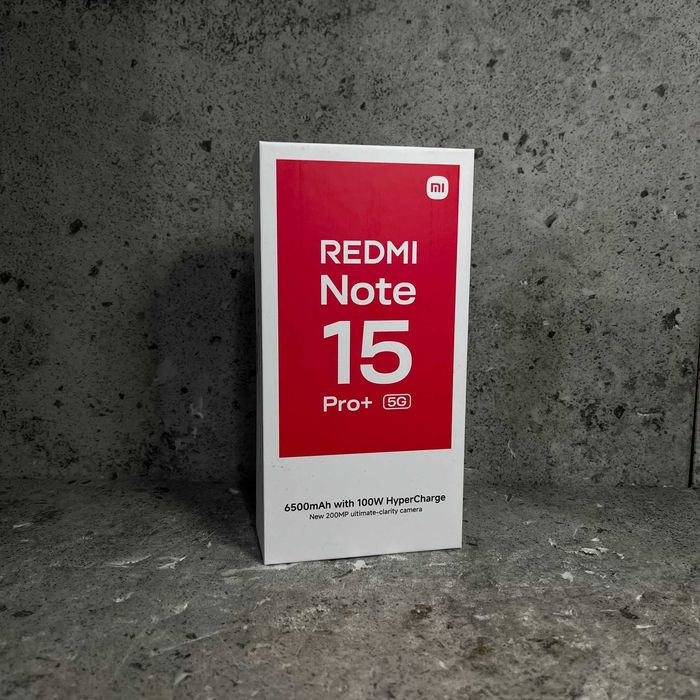 Telefon Xiaomi Redmi Note 15 pro+ | Nowy | Czarny