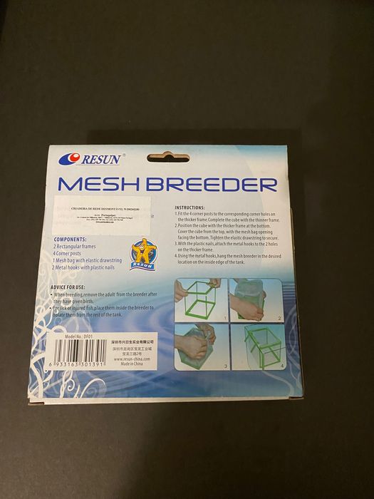 Maternidade para peixes resun