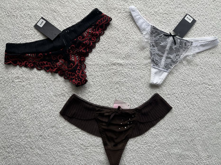 NOWE majtki stringi M