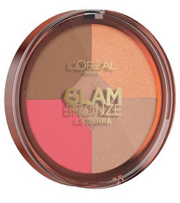 4 Paletas de maquilhagem (bronzeadores, iluminador e blush)