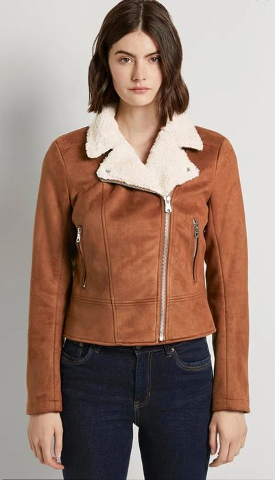 Легка тонка куртка зі штучної замші TOM TAILOR DENIM (розмір М)