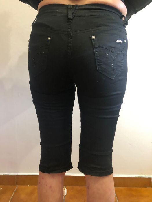 Calça de ganga elasticas