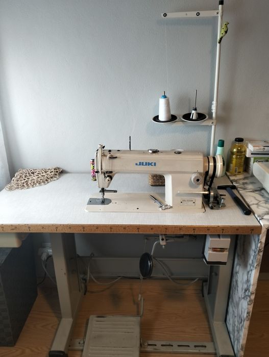 JUKI DDL-5550N + Singer 14SH754 | Conjunto de Máquinas de Costura Industriais