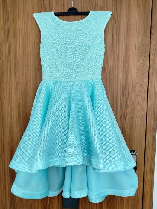 Sukienka Pretty Woman sky miętowa