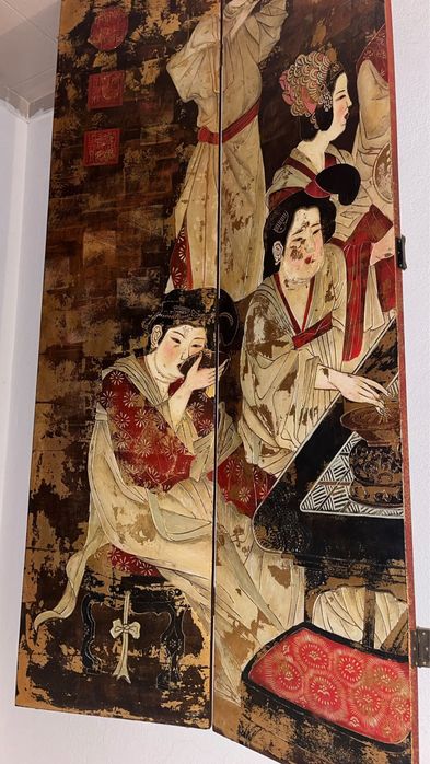 biombo com desenhos chines