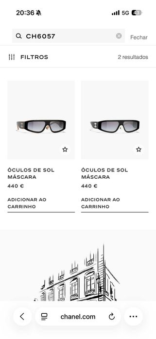 Oculos de sol original Chanel