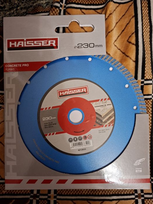 Чашка/фреза алмазна Haisser 125 x 22.23  мм