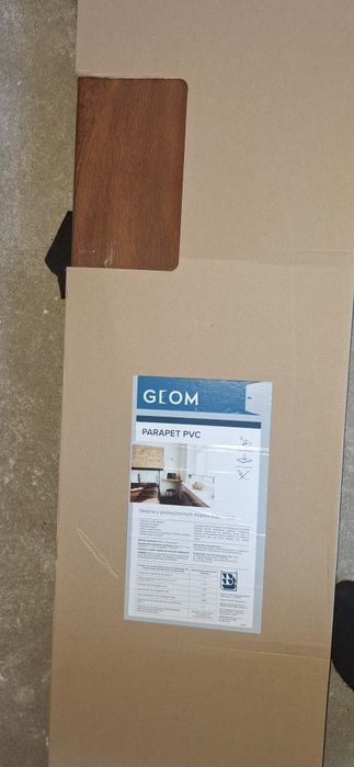Parapet PVC złoty dąb 183x35