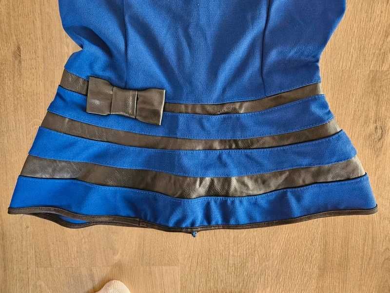 Damska bluzka elegancka Made in Italy, rozmiar S – bardzo dobry stan