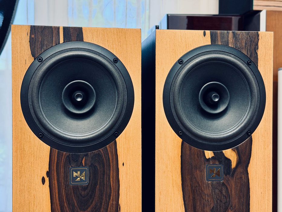Novozhilov WideArc 6 — напольный широкополосник 6 дюймов SB Acoustics, шпон Ziricote, авторская украинская акустика | новая