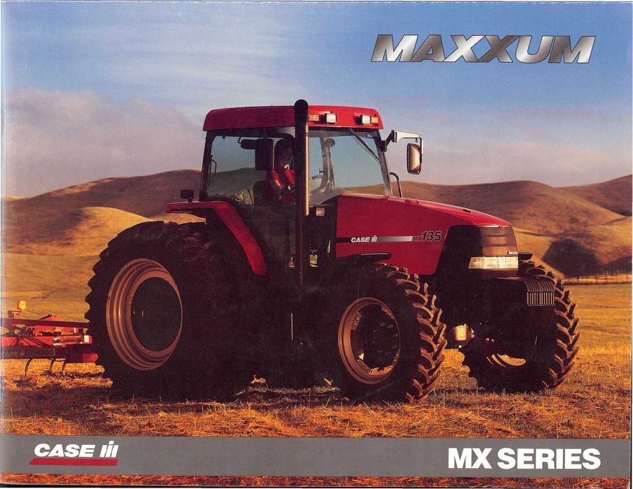 Ciągnik Case-IH MAXXUM  MX100 ; MX110 ; MX120 ; MX135  MX Instrukcja obsługi