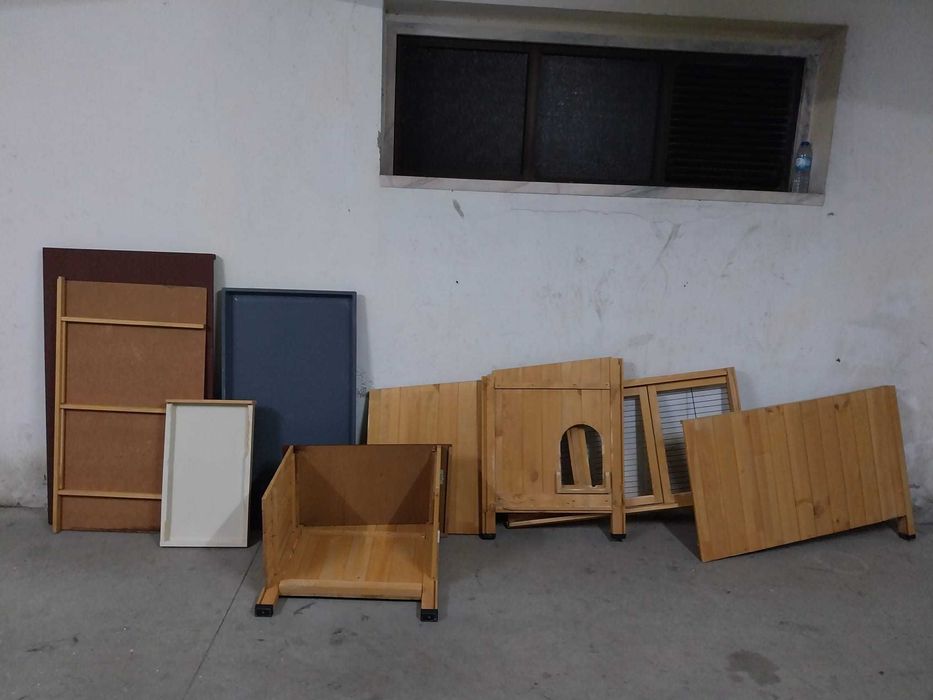 Gaiola madeira XXL Coelho ou Porco da India