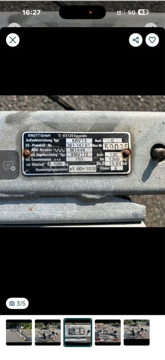 Przyczepa podlodziowa.