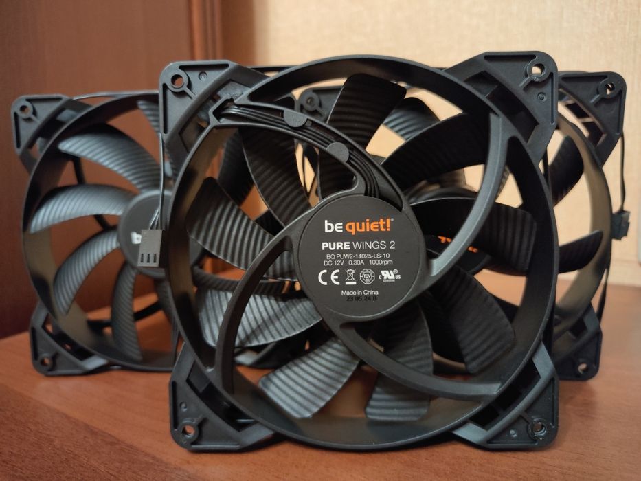 НОВІ!  Вентилятори be quiet! Pure Wings 2 140mm