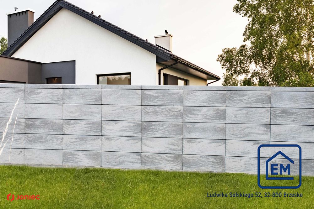 Pustaki ogrodzeniowe JONIEC - ROMA MEGA - RM19 - nowoczesna forma