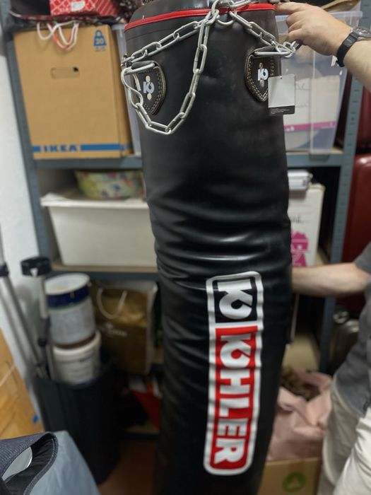 Saco de Boxe Kohler KBBC 180 (180x35 cm) – Como Novo / Com Correntes