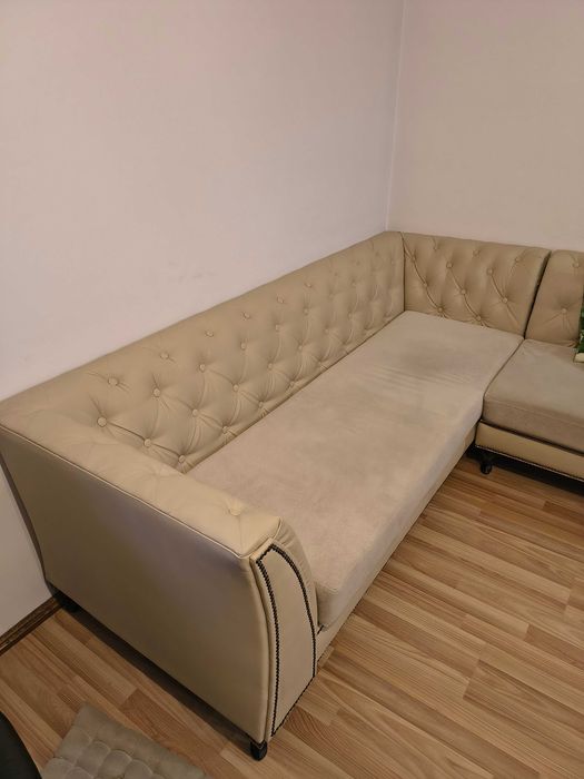 Narożnik w stylu glamour