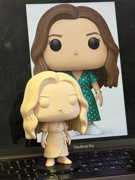 Фігурка по фото | Персональна 3D-фігурка по фото в стилі Фанко (Funko) | Ідея подарунка