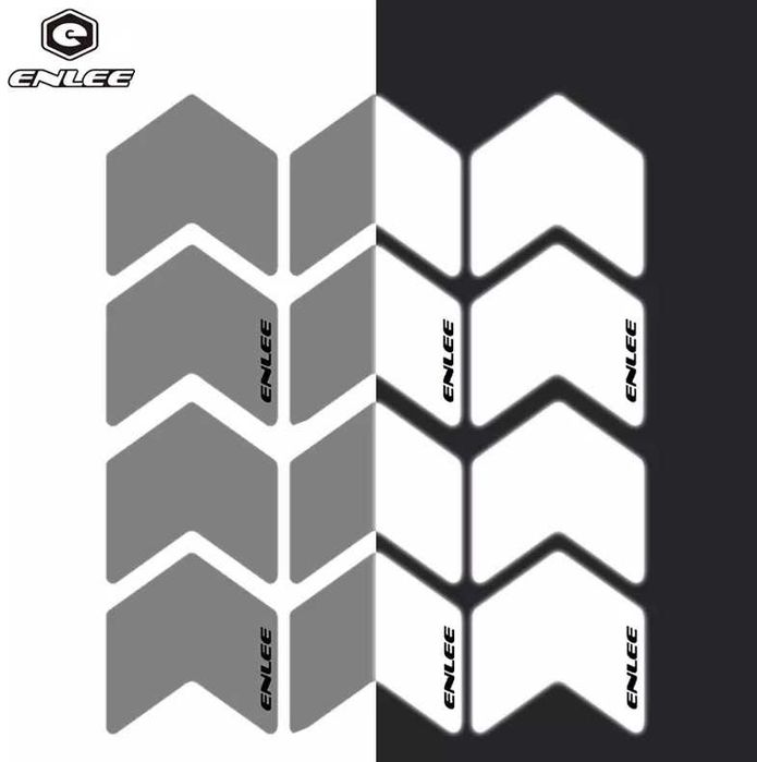 СВІТЛОВІДБИВАЮЧІ НАЛІПКИ БЕЗПЕКИ на колеса Enlee вело мото скутер