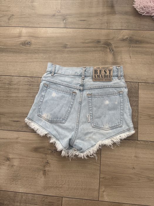 Szorty spodenki wysoki stan