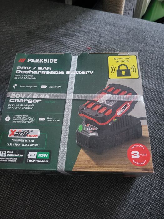 Akumulator z ładowarką 2Ah Parkside bateria