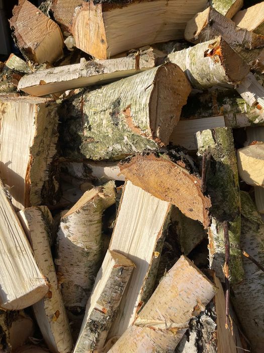 Drewno opałowe, kominkowe, porąbane, transport