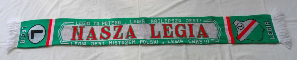 Legia Warszawa szalik NASZA LEGIA