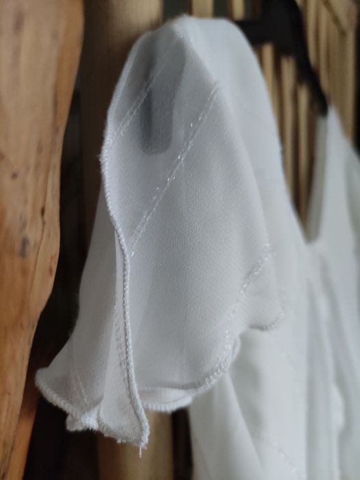 Blusa tule branca