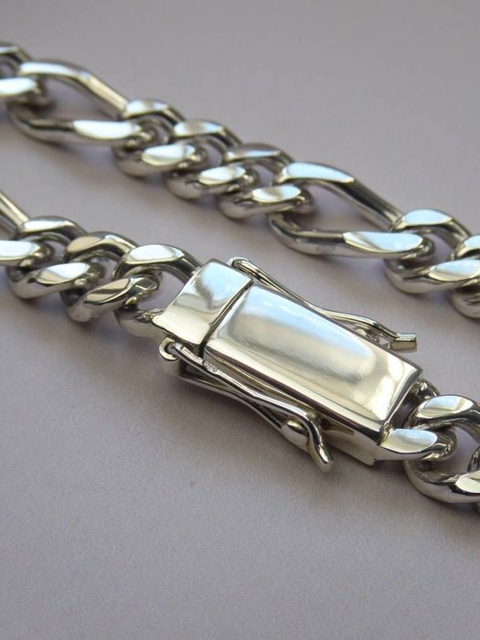 Срібний ланцюжок 100г Фігаро чоловічий  мужская серебряная цепочка 925