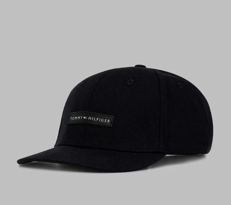 Czarna czapka Tommy Hilfiger nowa męska