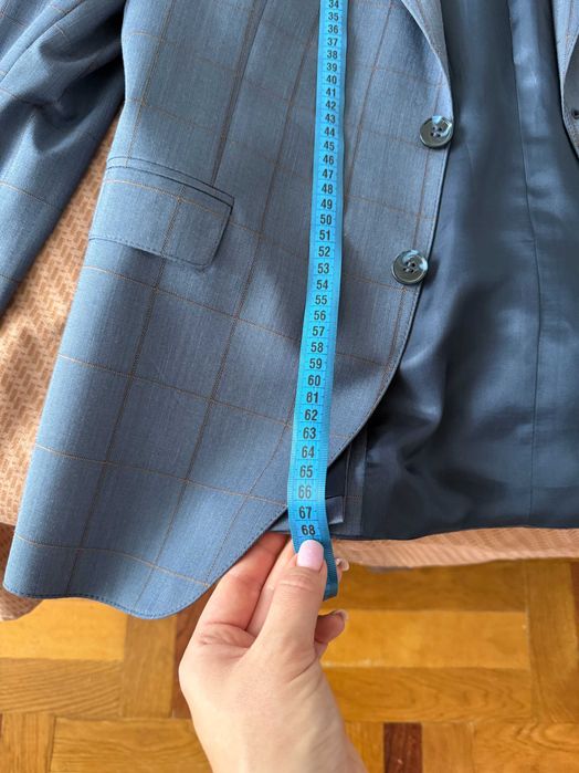 Чоловічий класичний костюм темно-синій size 48 170/180см