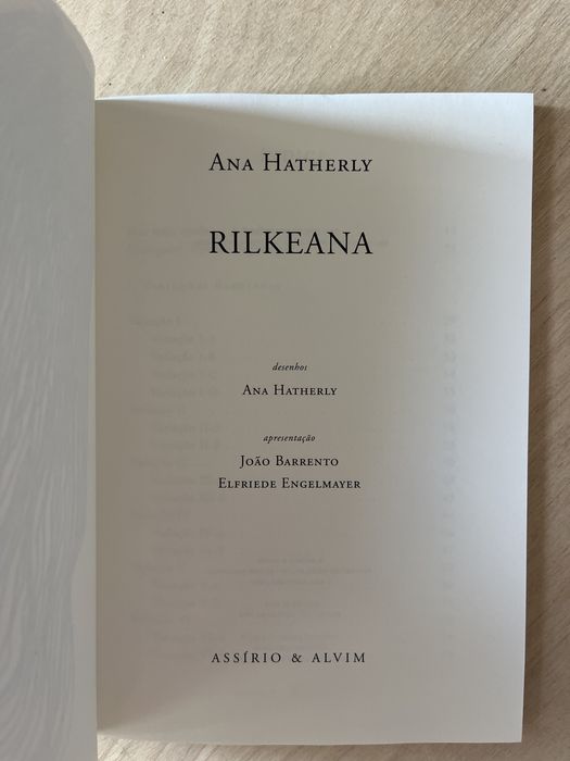 Rilkeana de Ana Hatherly
