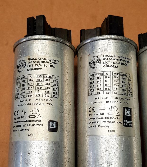 Kondensator Frako LKT 15,5-480 (DPS/DP/DP2) NOWE