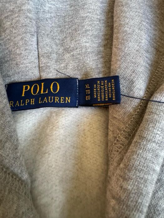Bluza polo ralph lauren xl szara