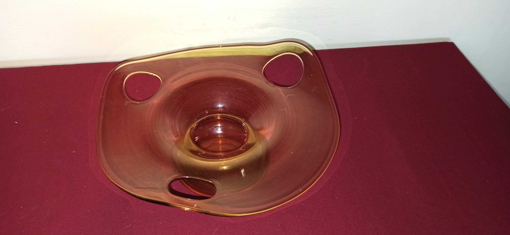 patera bursztynowa huta Laura