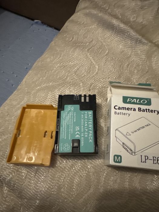 2 Baterias novas para Cannon LP-E6