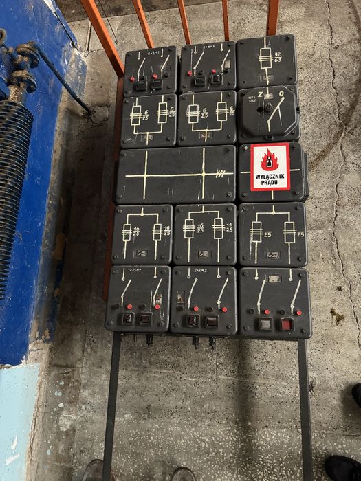 Rozdzielnia elektryczna loft żeliwna