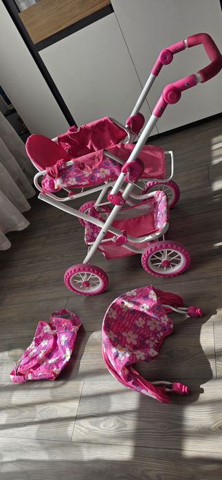 Wózek zabawkowy spacerowy baby mix