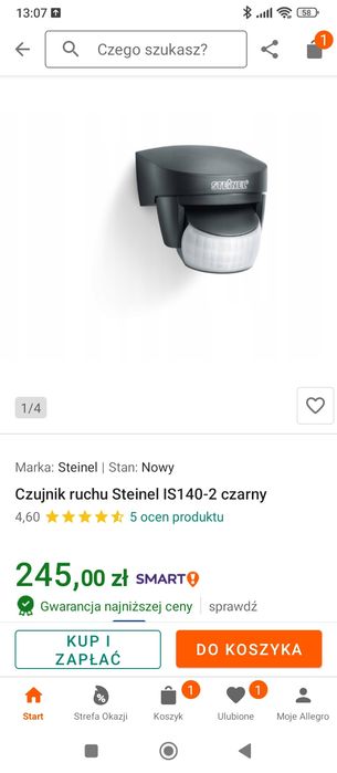 Czujnik ruchu na podczerwień IS 140-2
