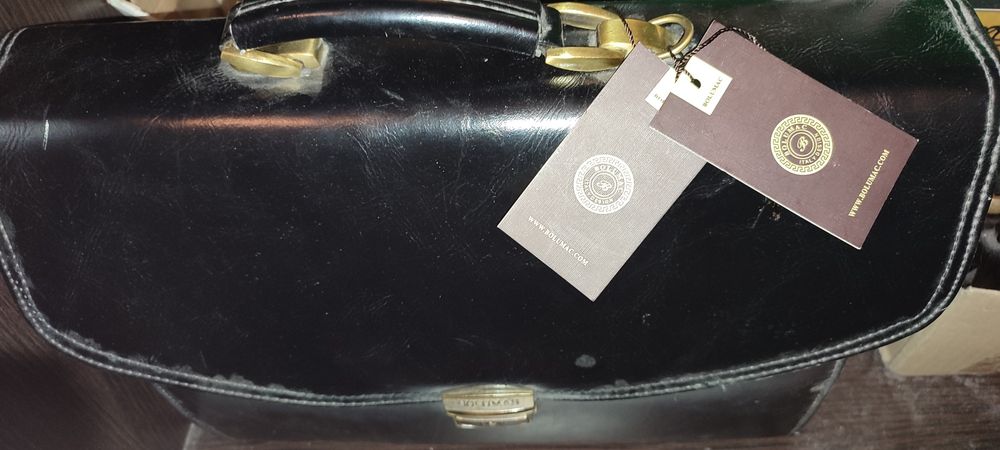 Портфель кожаний Чемодан шкіряний барсетка Bolumac