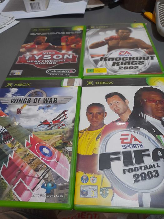 Jogos X-Box Clássica originais usados como novos. Compra mínima de 2 jogos