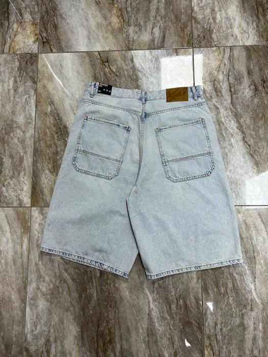 Нові широкі світлі шорти BAGGY jeans shorts rap широкие шорты бегги