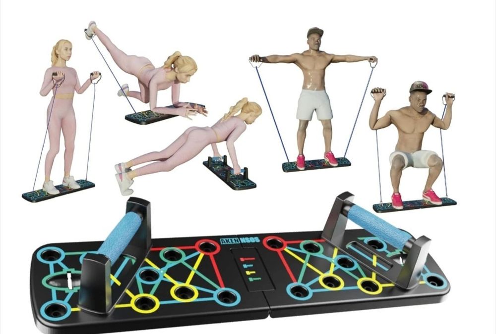 Многофункциональная доска для отжиманий, эспандер для