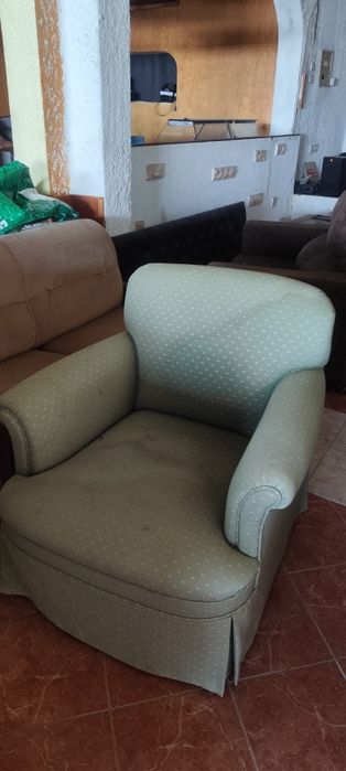 Sofá, conjunto de 2 sofá e um poltrona