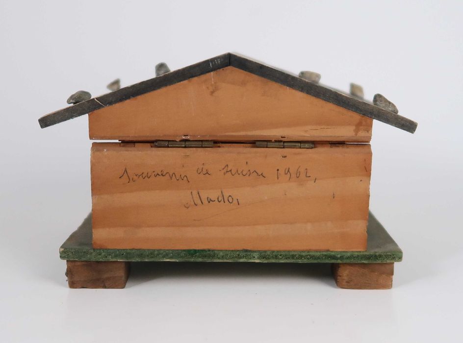 Caixa de música Swiss Chalet 1962